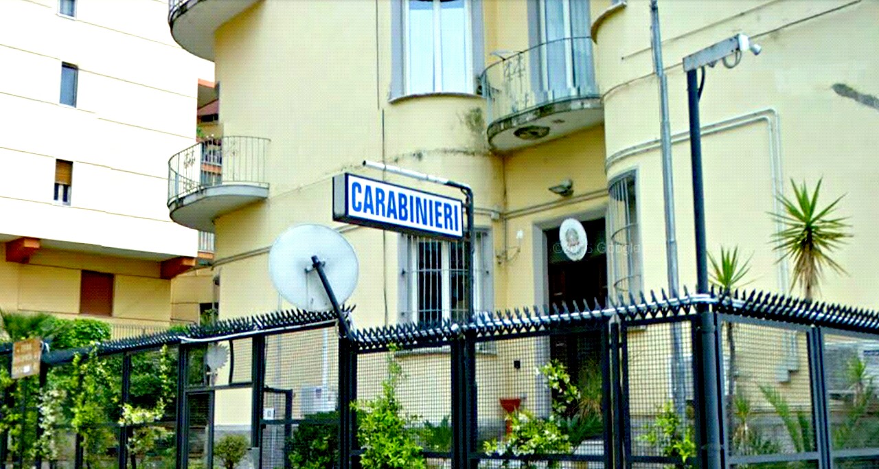 Torre del Greco, la stazione dei Carabinieri di via Circumvallazione