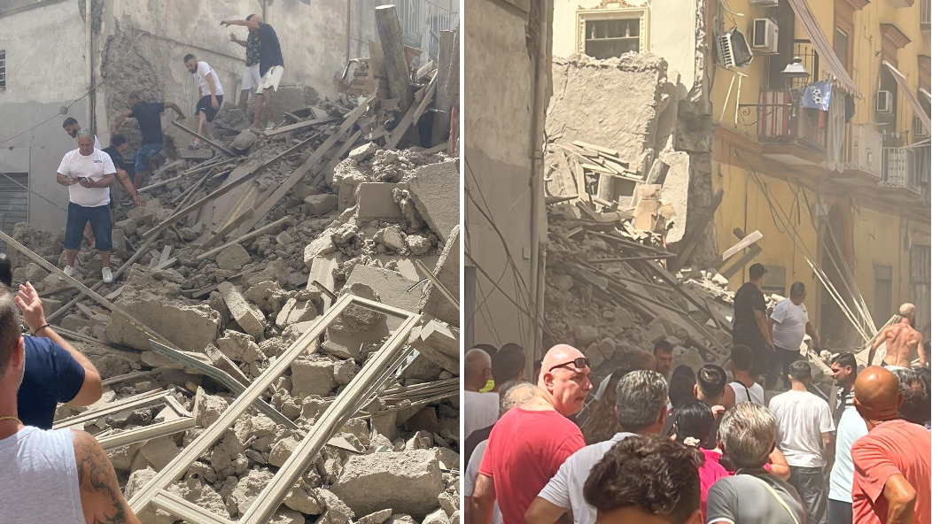 crollo palazzo torre del greco