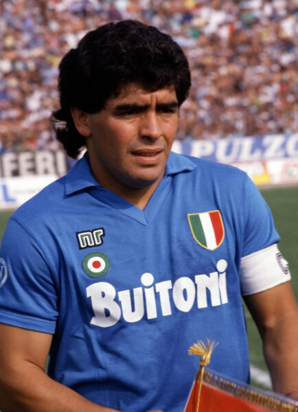La maglia azzurra del Napoli stagione 1987/1988