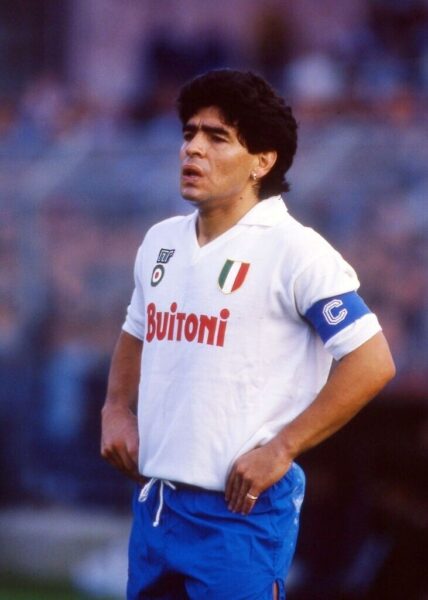 La maglia bianca del Napoli stagione 1987/1988
