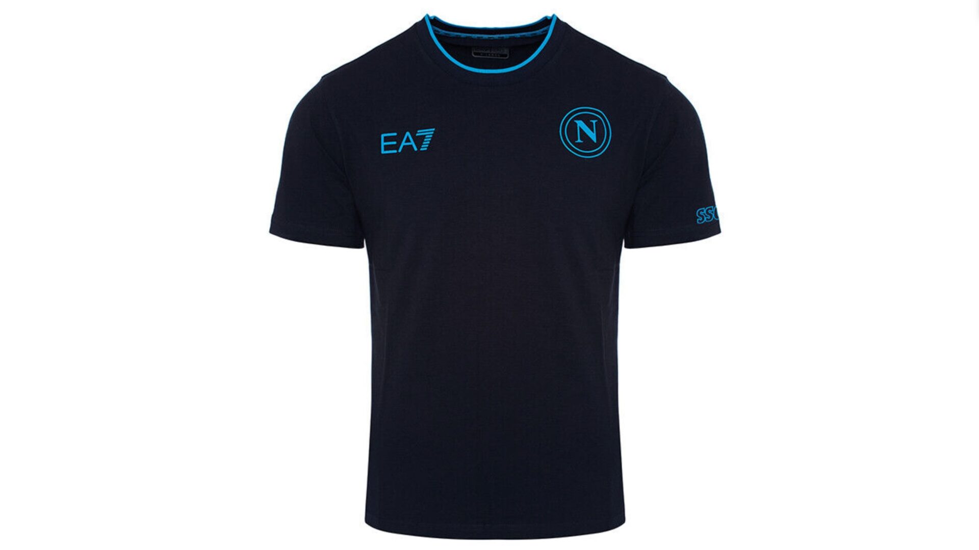 SSC Napoli, T-Shirt di rappresentanza blu navy 2023/2024