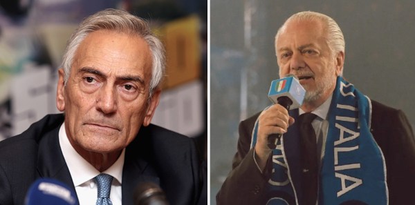 Gabriele Gravina e Aurelio De Laurentiis