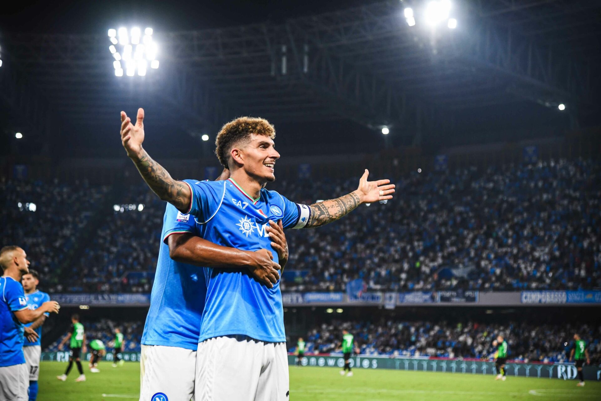 Giovanni Di Lorenzo ha realizzato il gol del 2-0 contro il Sassuolo: "Felice per aver segnato, adesso avanti così"