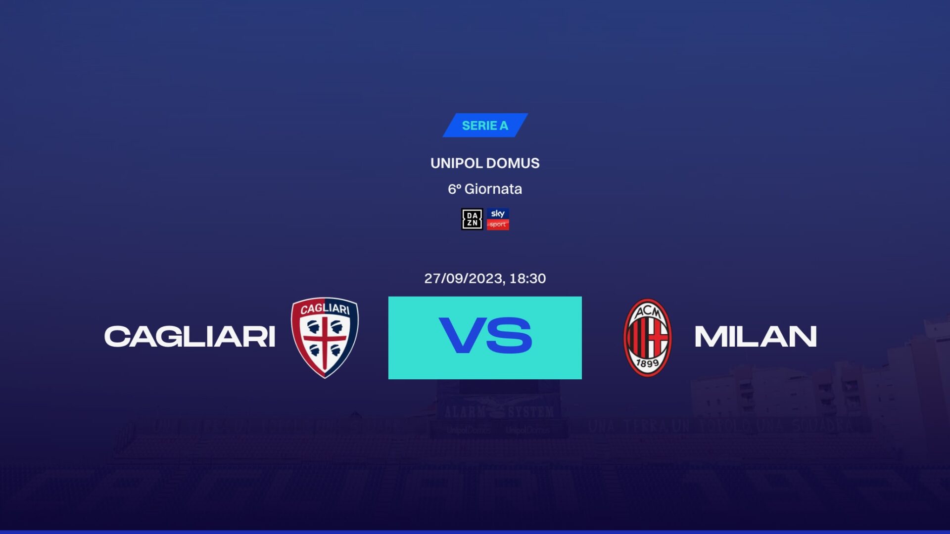 Serie A Tim 2023/2024: dove vedere Cagliari Calcio-Associazione Calcio Milanin diretta in TV e streaming, Sky, Dazn, probabili formazioni