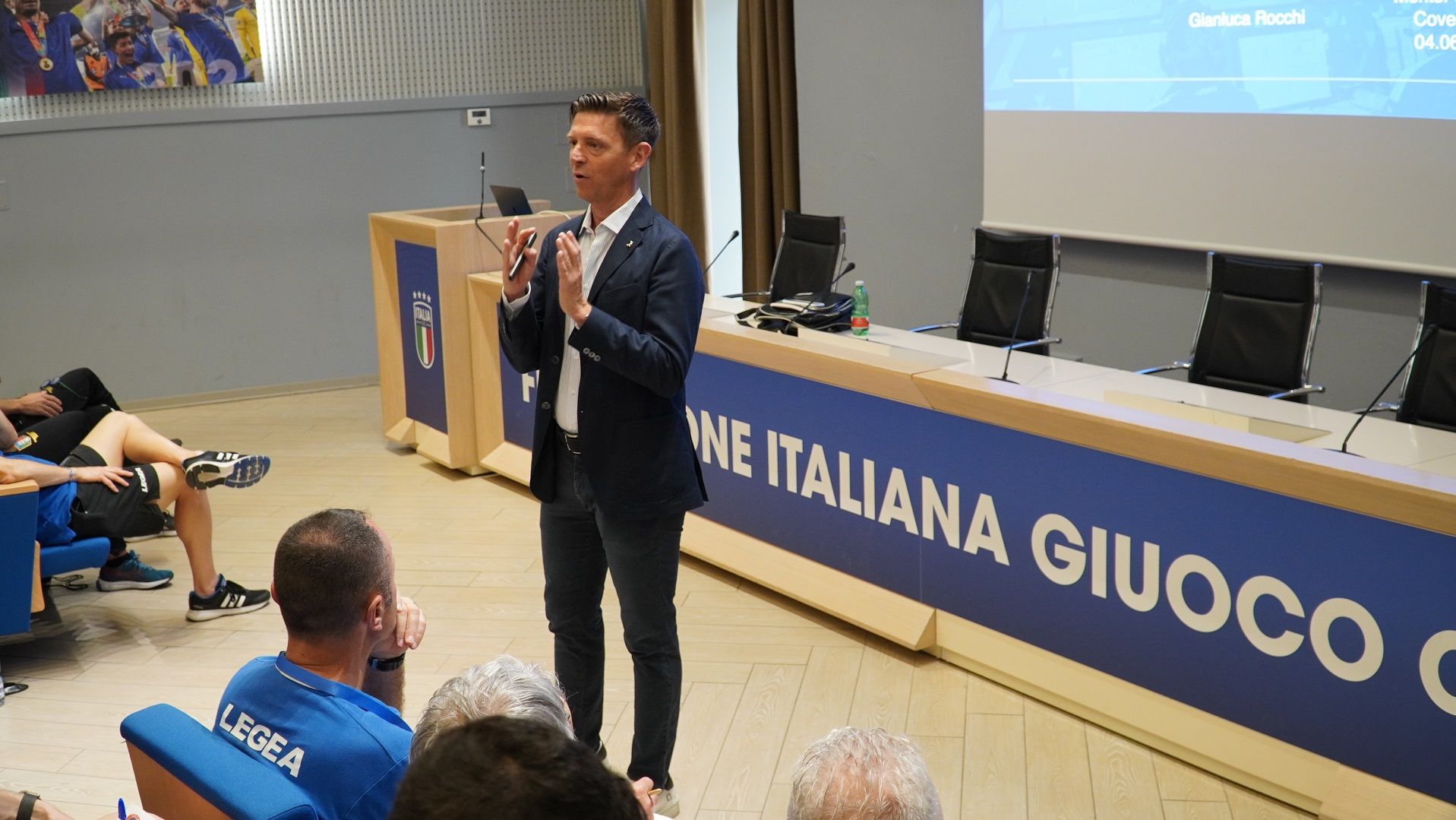 Gianluca Rocchi a Coverciano ha parlato dell'errore di Di Bello in Juventus-Bologna