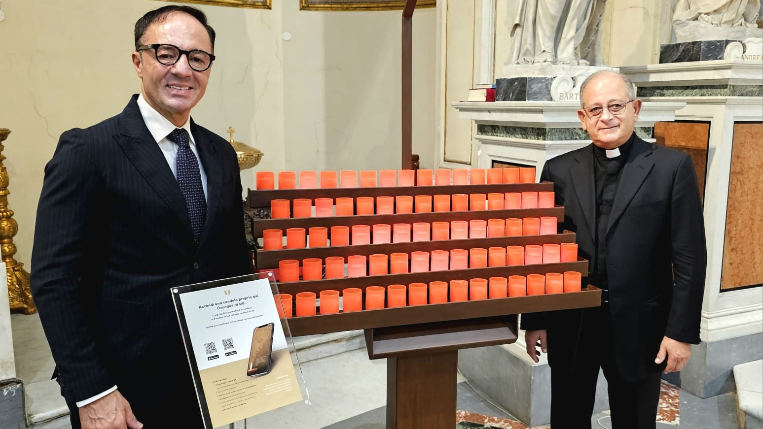 candeliere digitale basilica capodimonte napoli