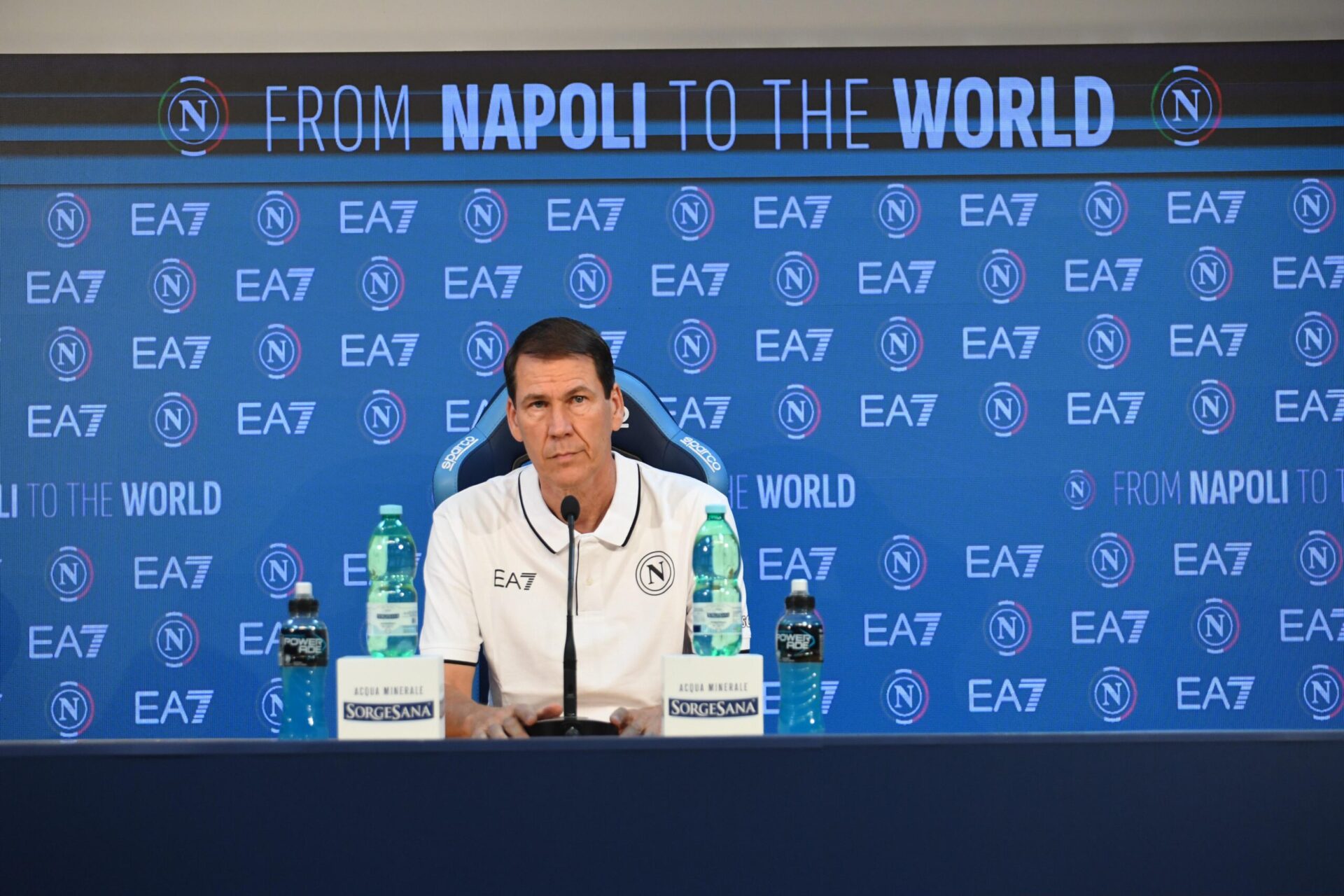 Società Sportiva Calcio Napoli-Associazione Calcio Firenze Fiorentina, la conferenza stampa di Rudi Garcia