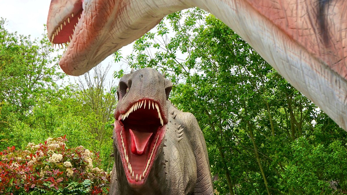 linving dinosaurs mostra dinosauri caserta