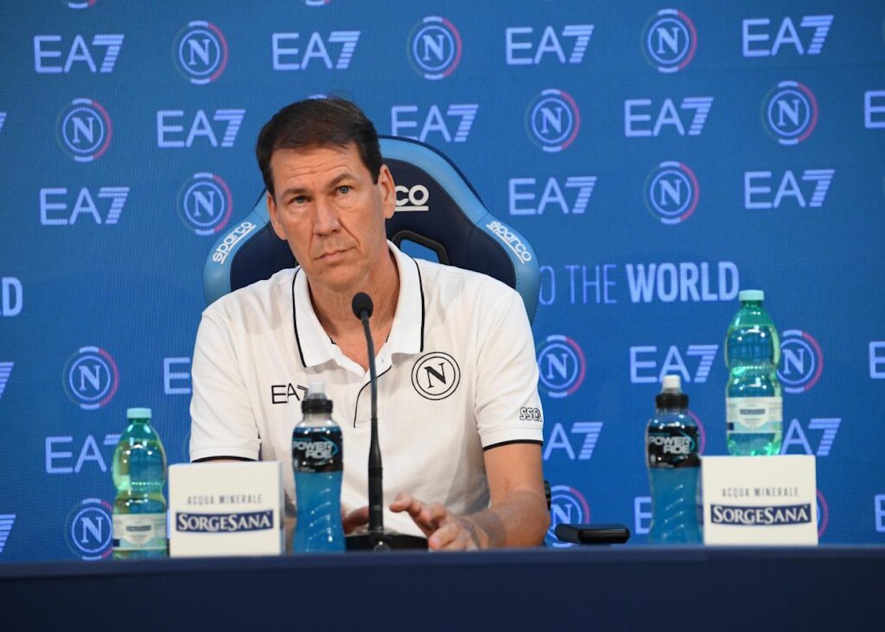 Rudi Garcia in conferenza stampa alla vigilia di Verona-Napoli: "Amareggiato da quanto scritto nelle ultime due settimane"