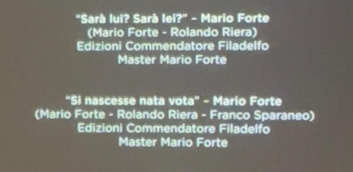 nata per te titoli di coda