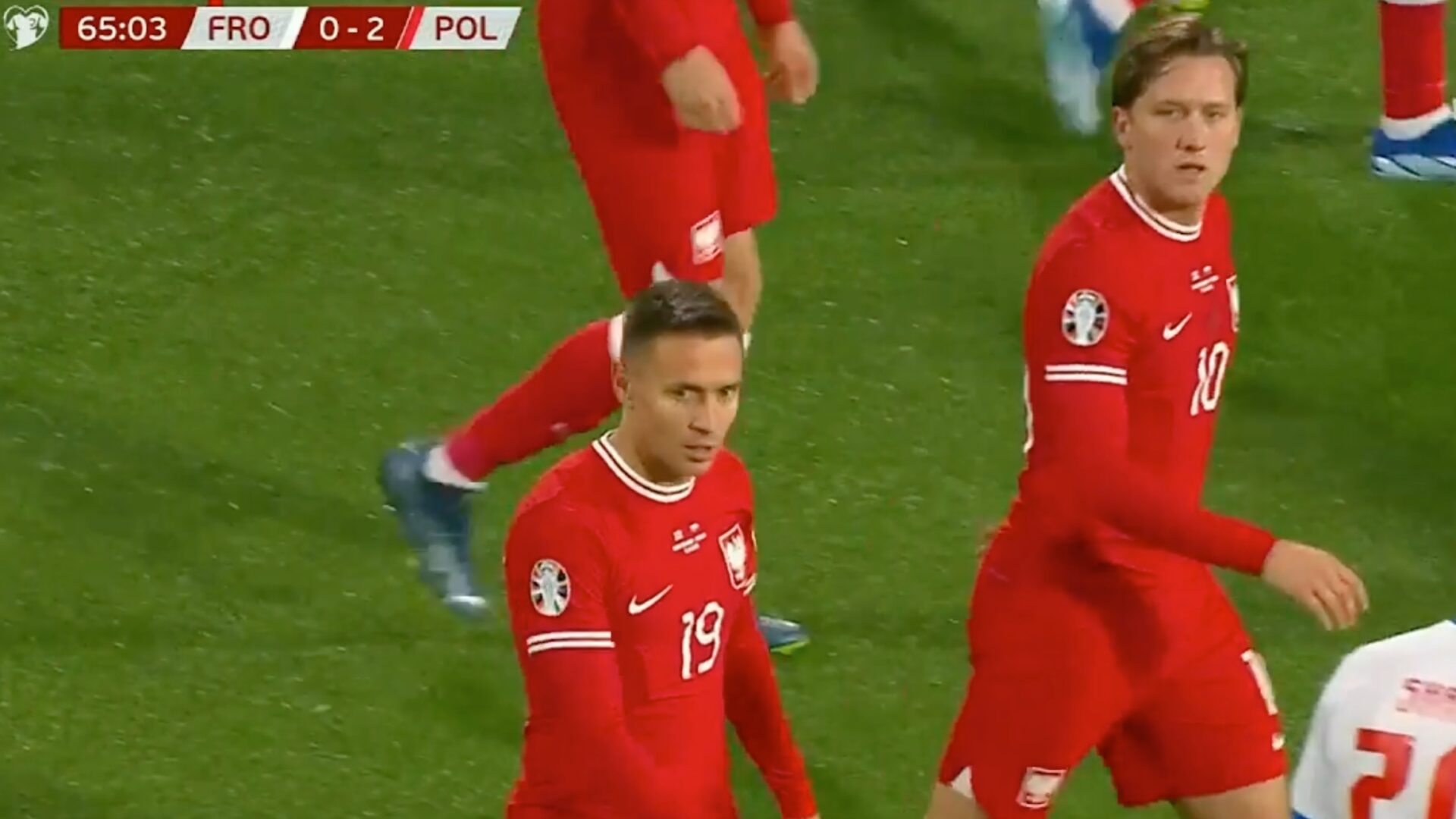 Piotr Zielinski vince con la Polonia