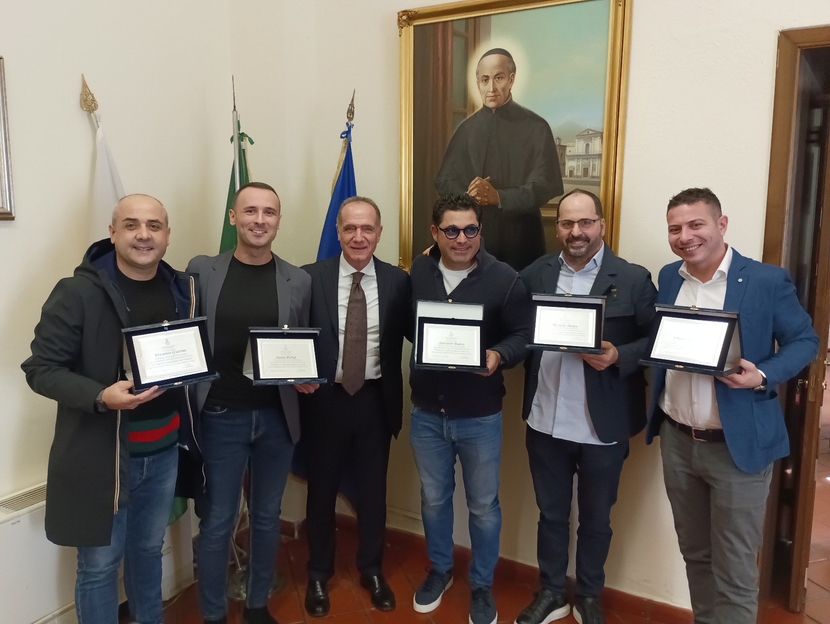 Chef premiati dal sindaco Mennella
