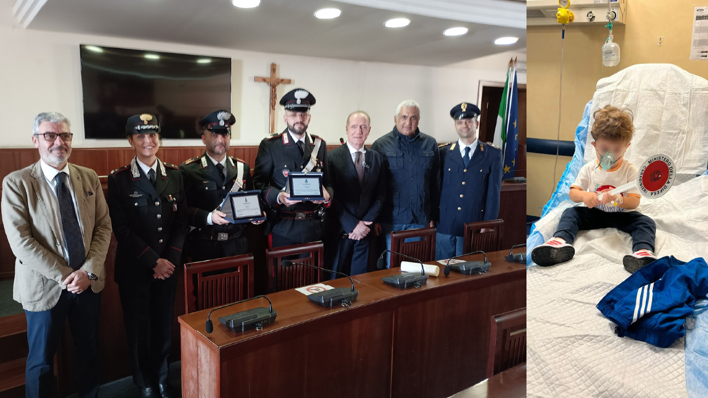 Premiazione delle forze dell'ordine a Torre del Greco