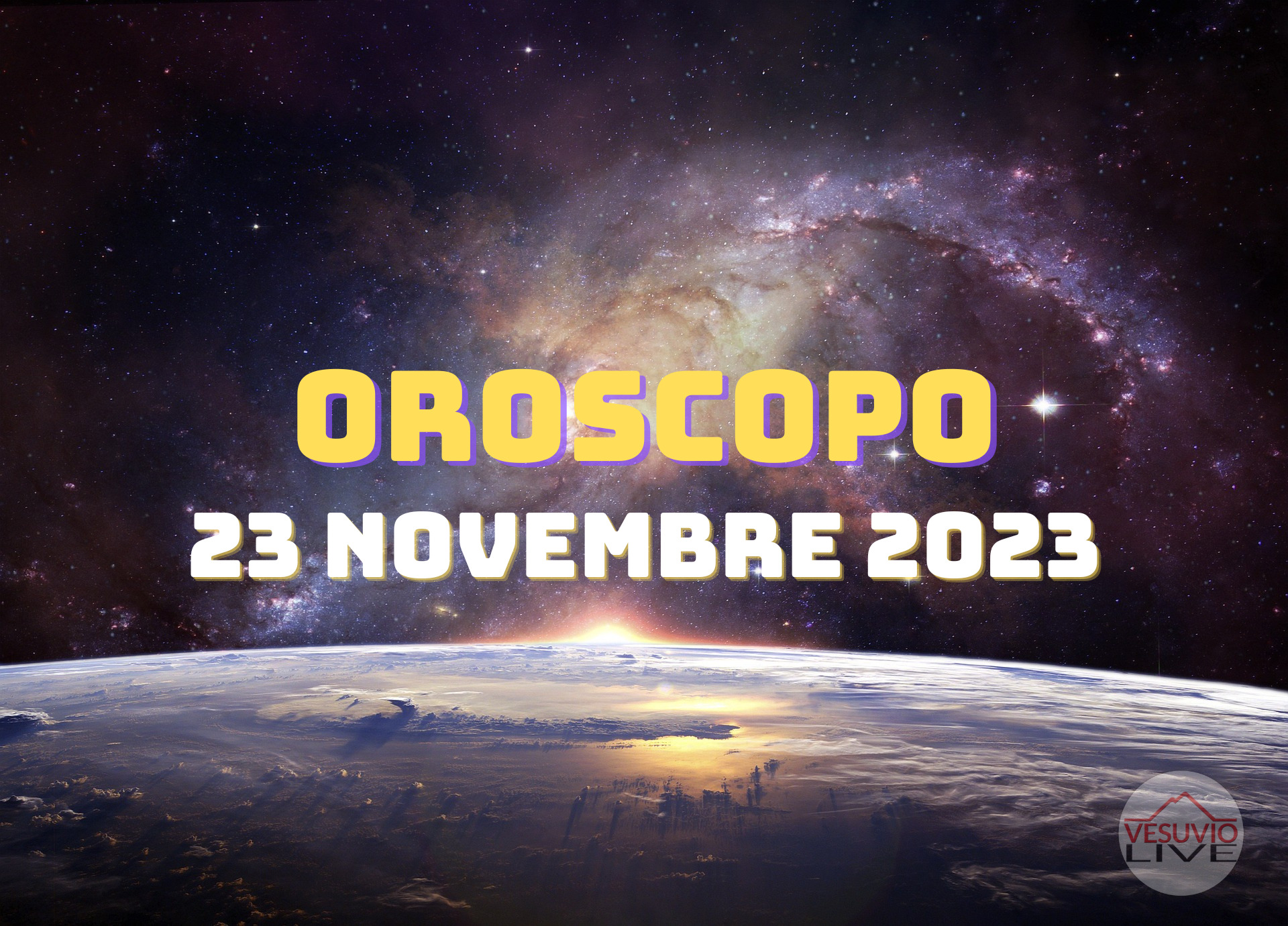 oroscopo del giorno oggi 23 novembre