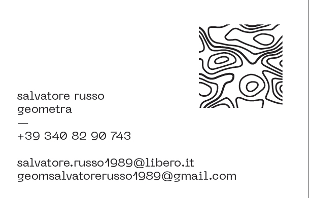 salvatore russo biglietto retro