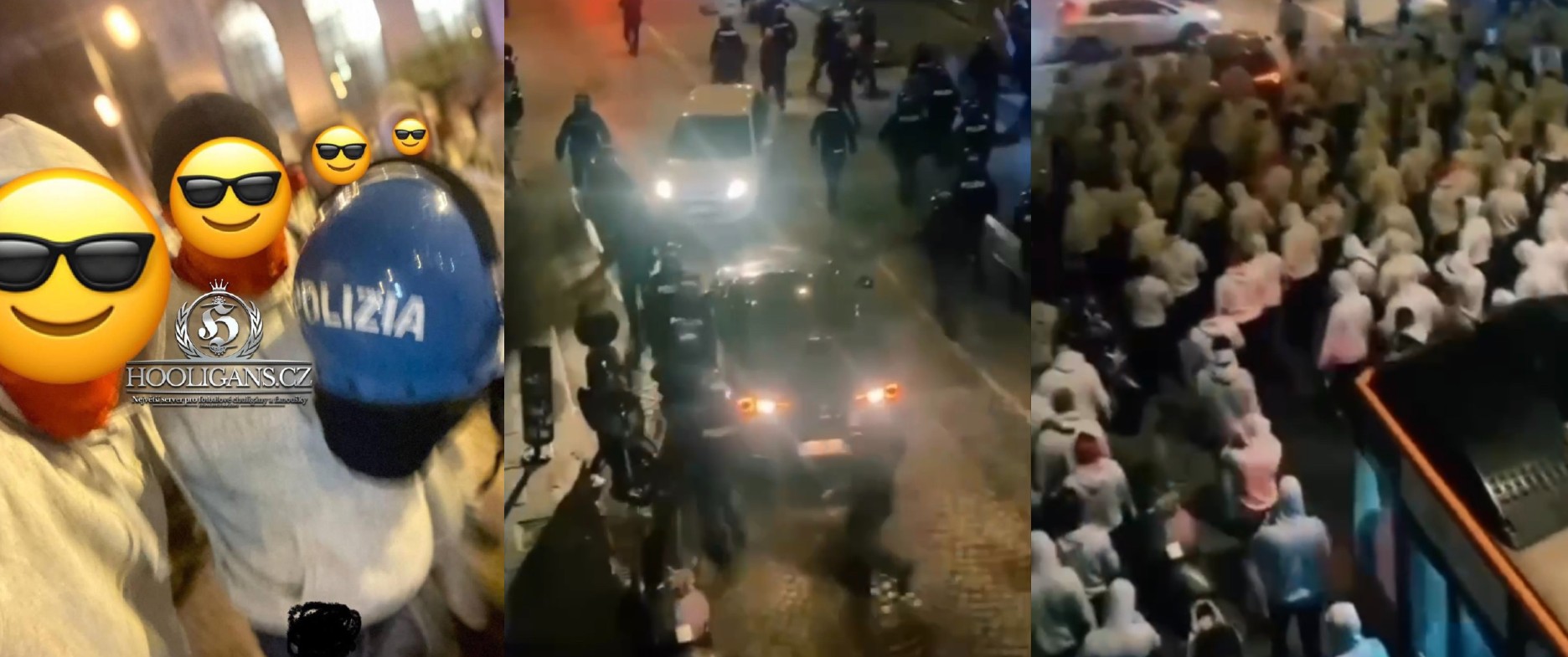 Follia tedesca a Napoli, scontri nella notte tra ultras e forze dell'ordine