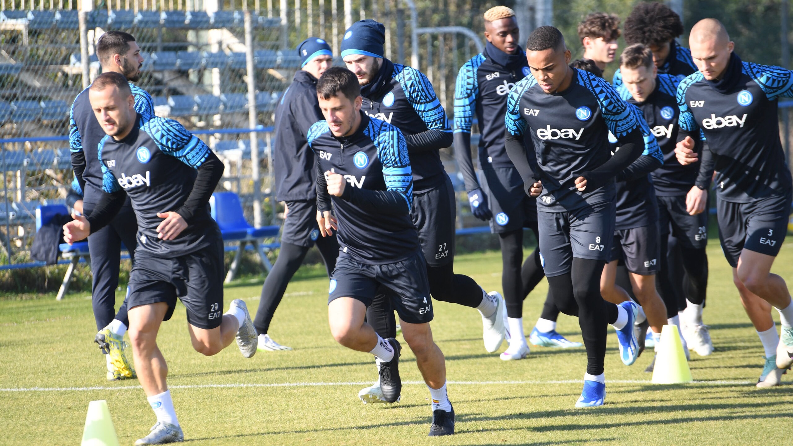 Report allenamento SSC Napoli, terapie per Elmas