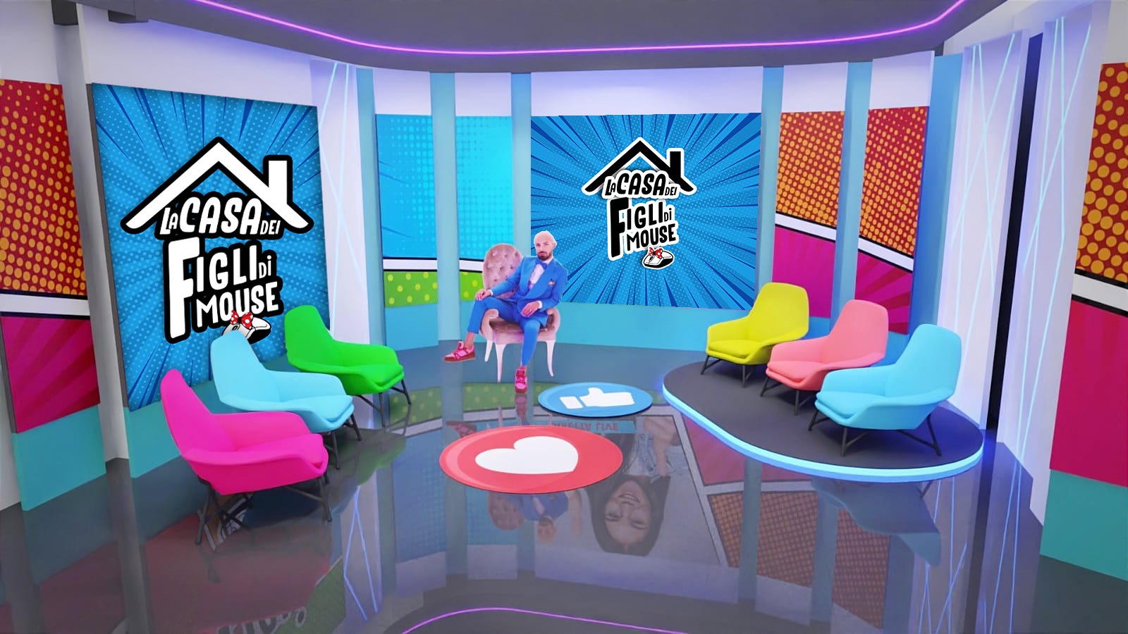 casa figli mouse grande fratello tiktoker napoletani