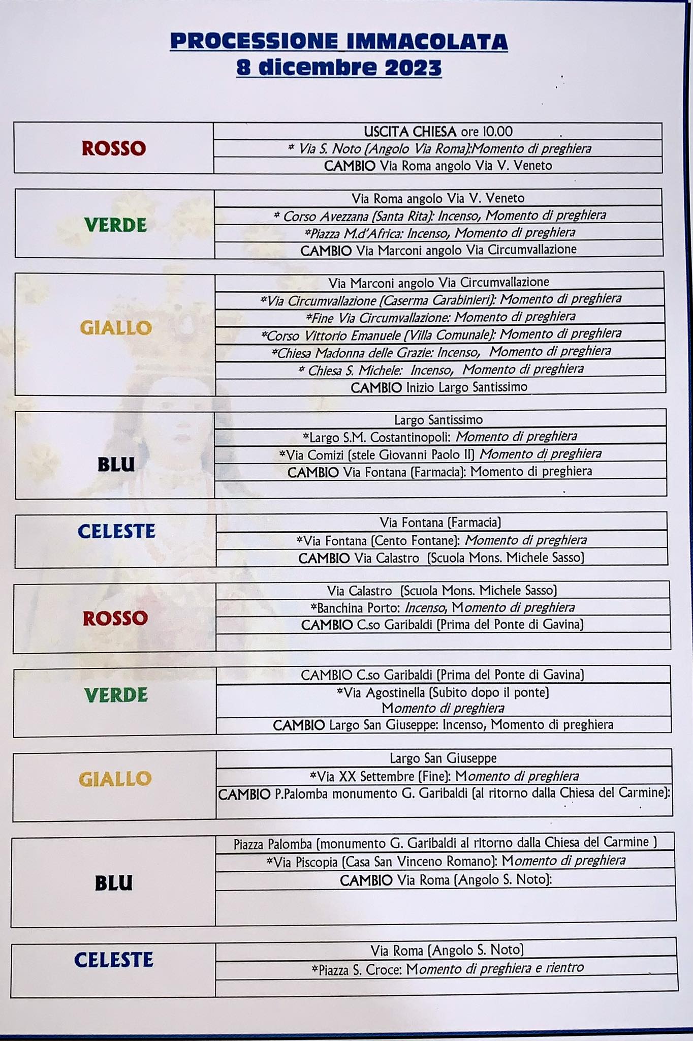 fasce portatori carro immacolata 2023