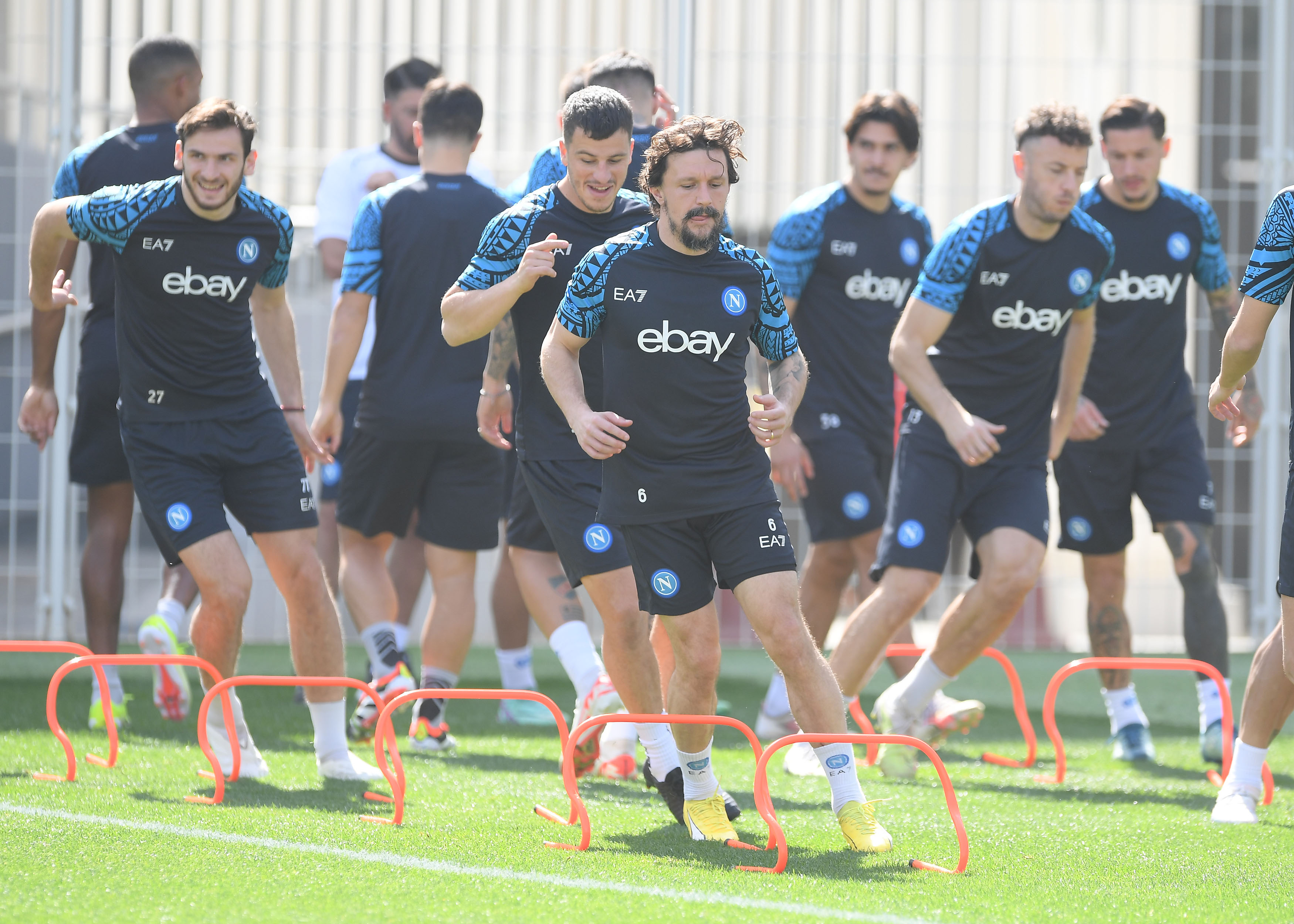 Diego Demme si è fermato anzitempo per un risentimento muscolare Diego Demme si è fermato anzitempo per un risentimento muscolare