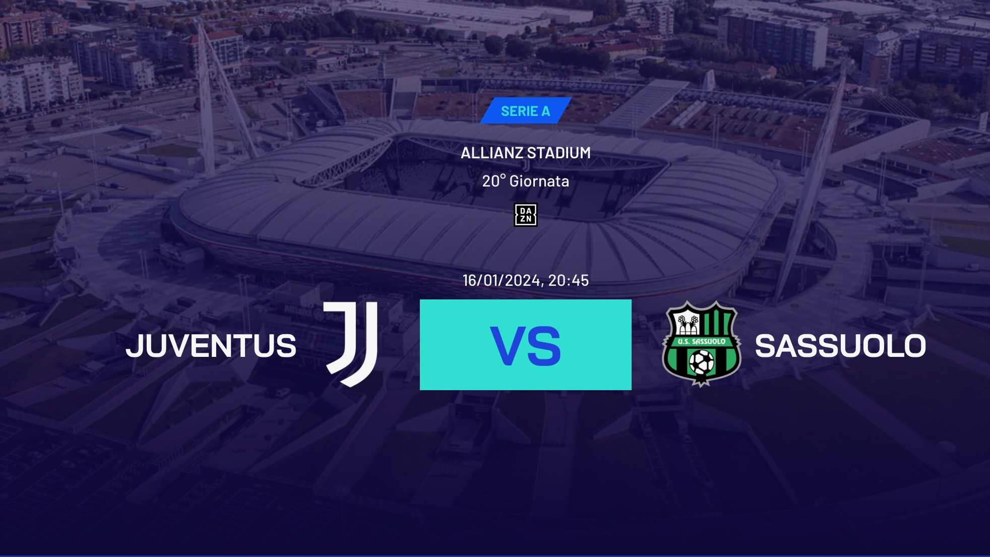 Juventus-Sassuolo, le probabili formazioni