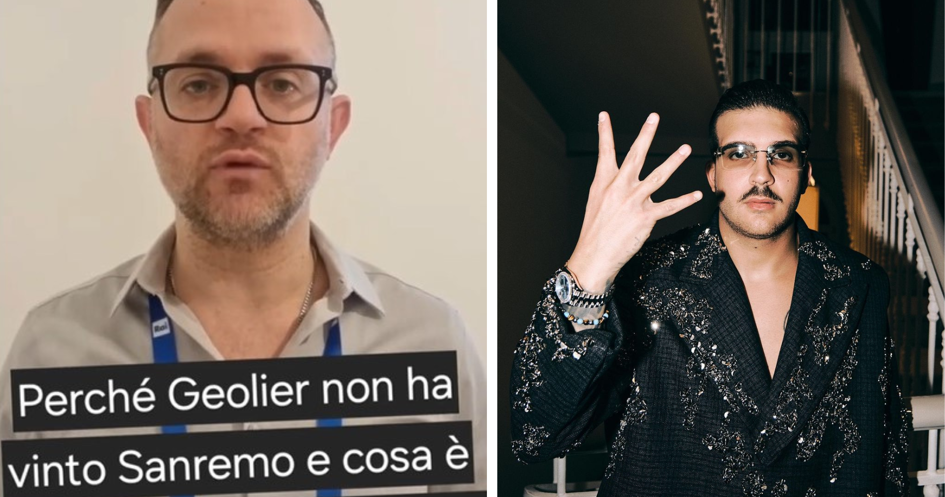 giornalista sanremo geolier