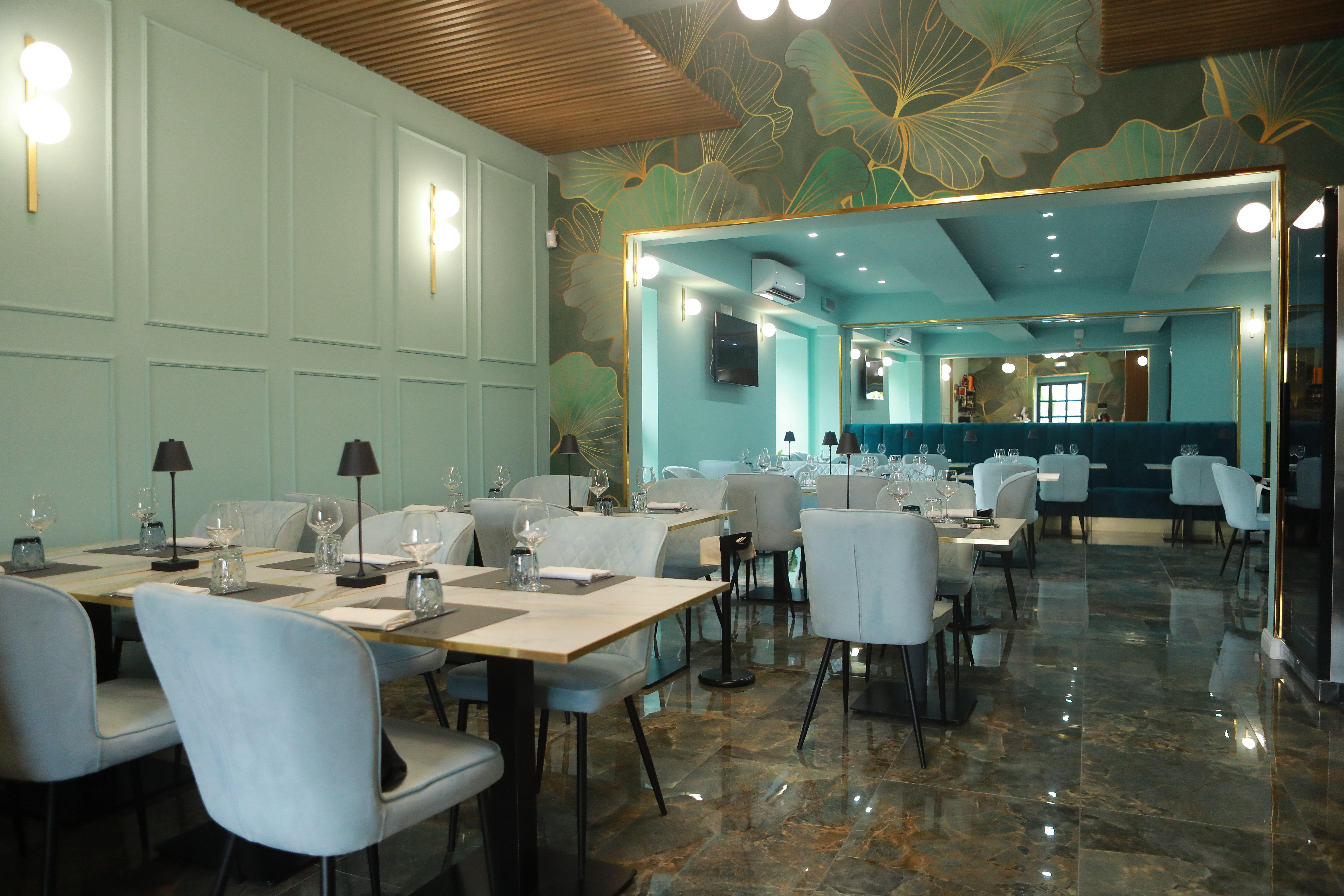 La splendida sala di Roan Osteria Gourmet