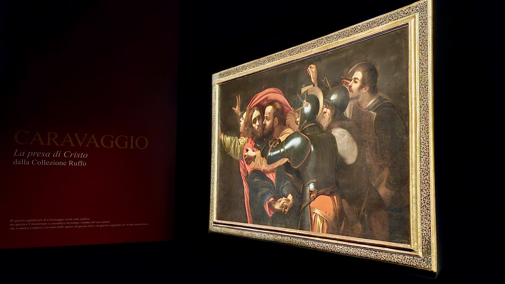 Caravaggio, La Presa di Cristo - Palazzo Ricca 1 (1)