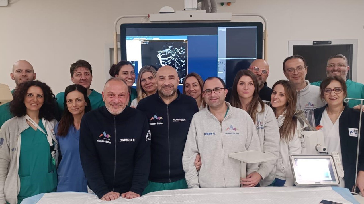 ictus gravidanza mamma ospedale mare napoli