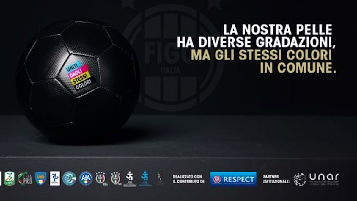FIGC, iniziativa contro il razzismo: "Contro le logiche irrazionali della discriminazione"