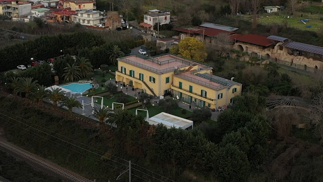 Villa Elvira vista dall'alto
