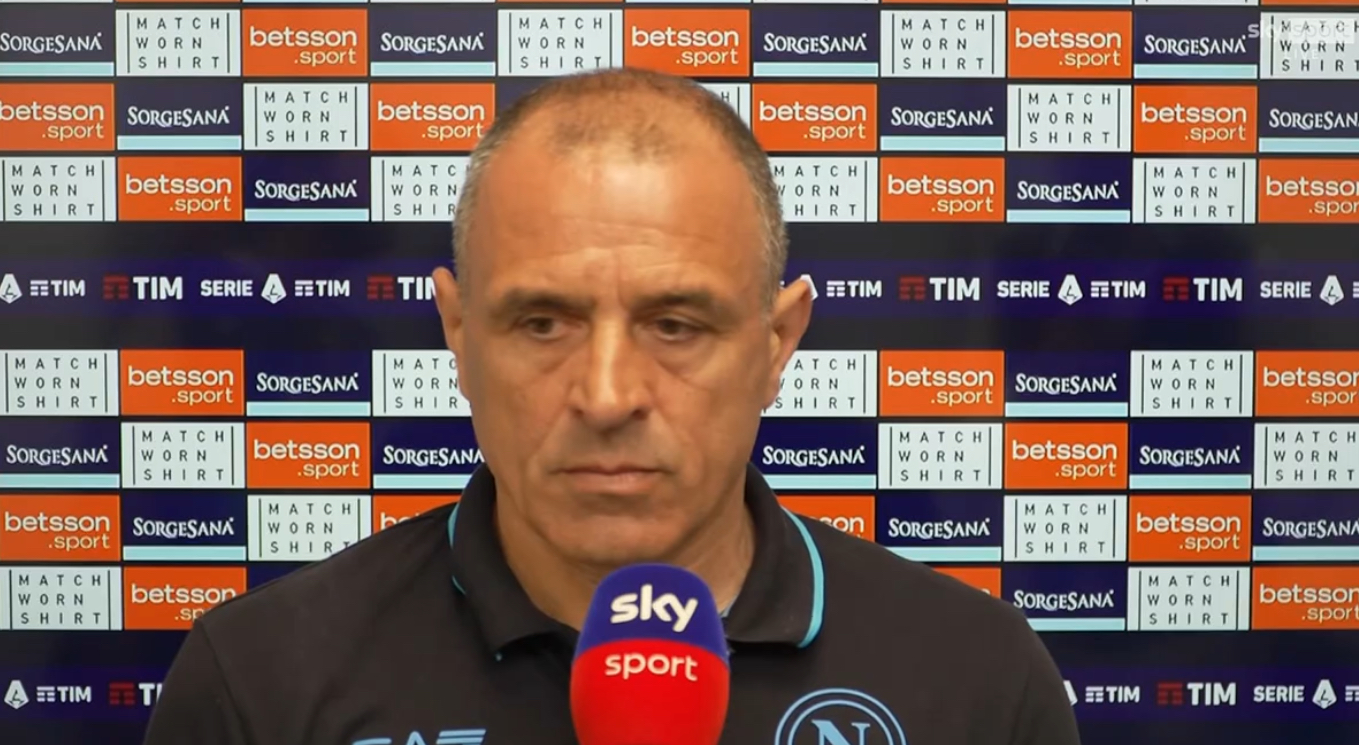 Calzona: "Dobbiamo fare di più, lo dobbiamo ai tifosi e alla società che ci paga. Chiedo scusa"