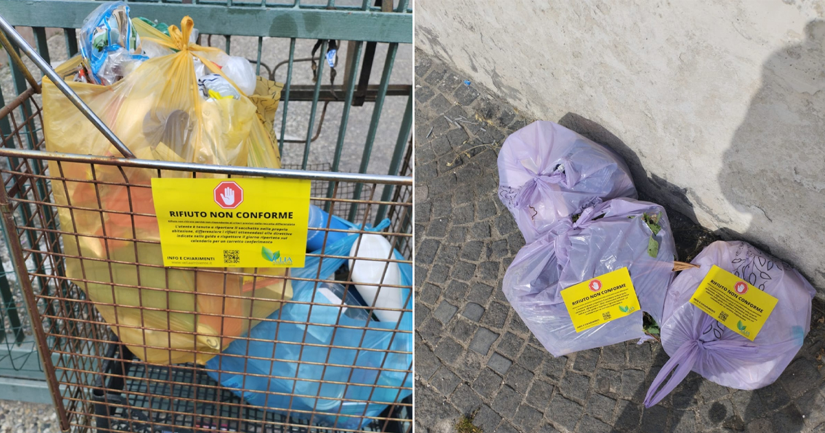 rifiuto non conforme