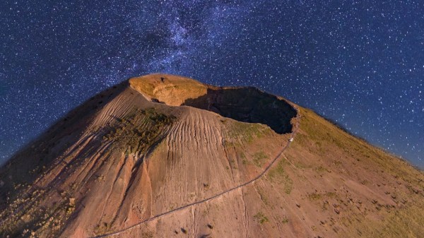 Vesuvio sotto le stelle
