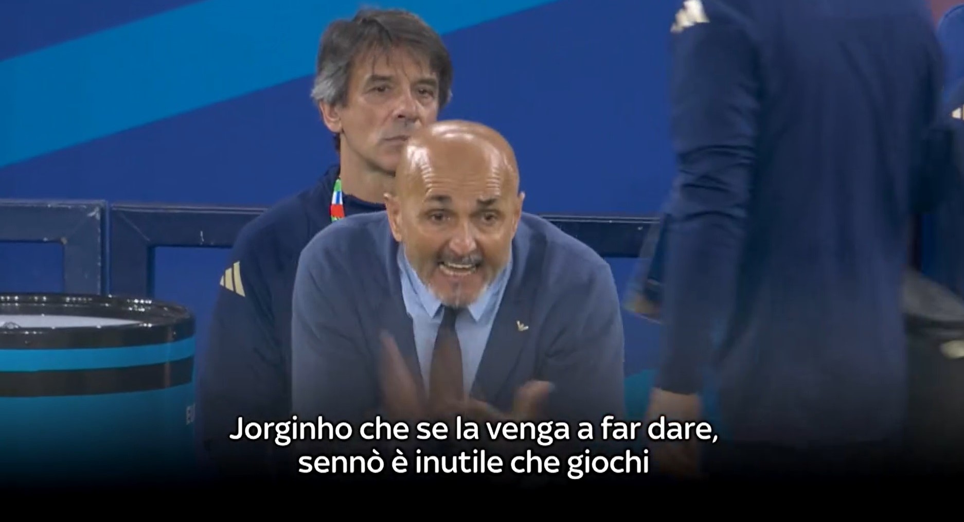 Spalletti contro Jorginho, il tecnico durante Spagna-Italia minaccia più volte il centrocampista