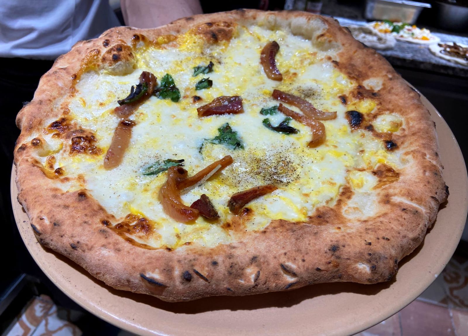 pizza carbonara pizzeria genovesi