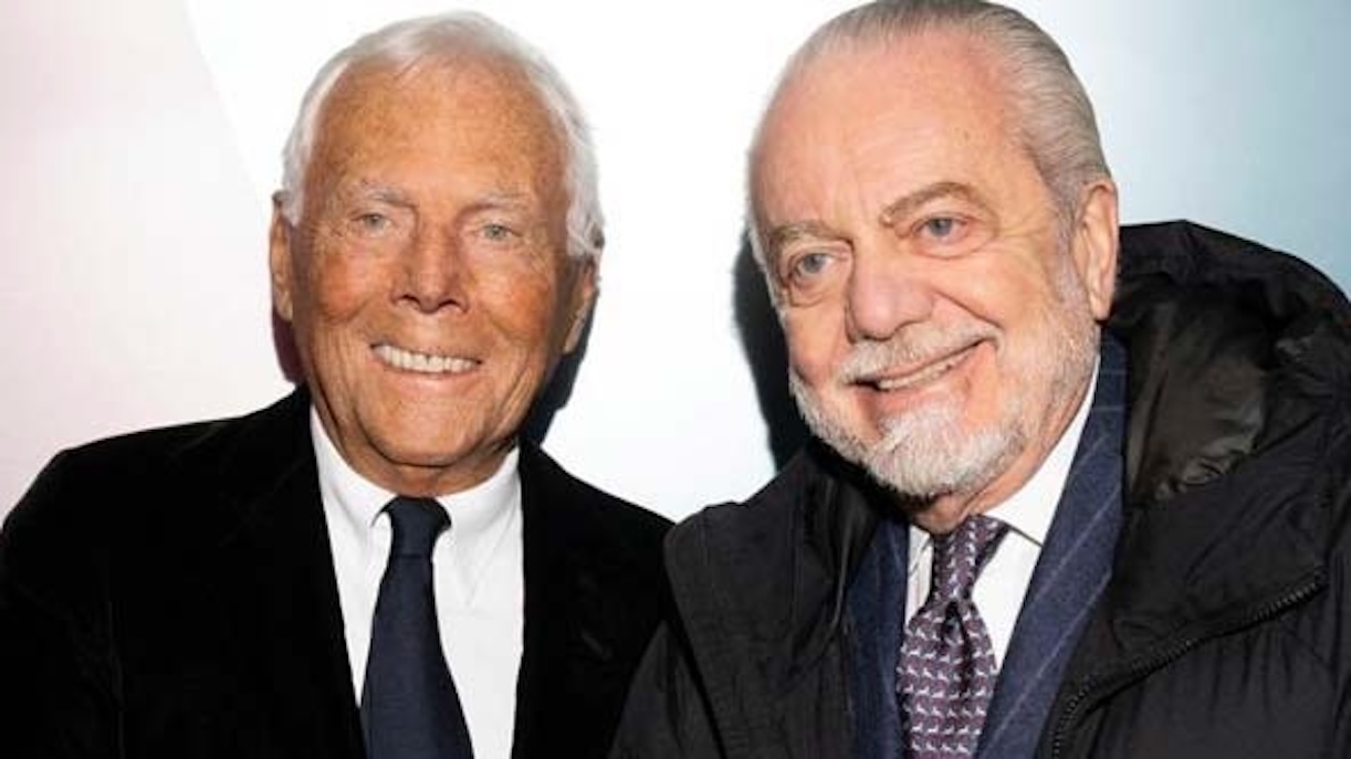 Giorgio Armani compie 90 anni, gli auguri della SSC Napoli: "Un successo interminabile"