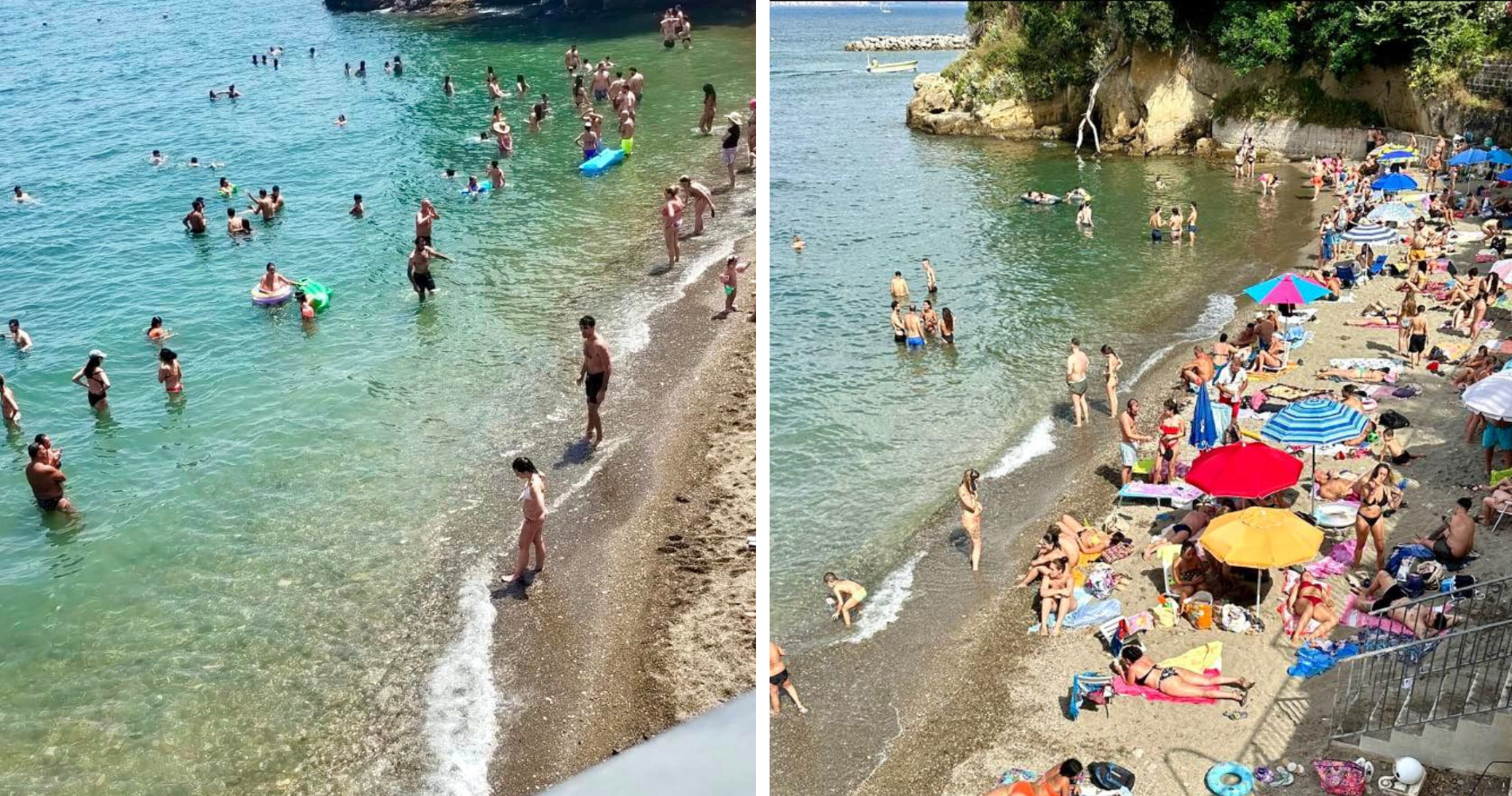 spiaggia gratis villa ferretti bacoli
