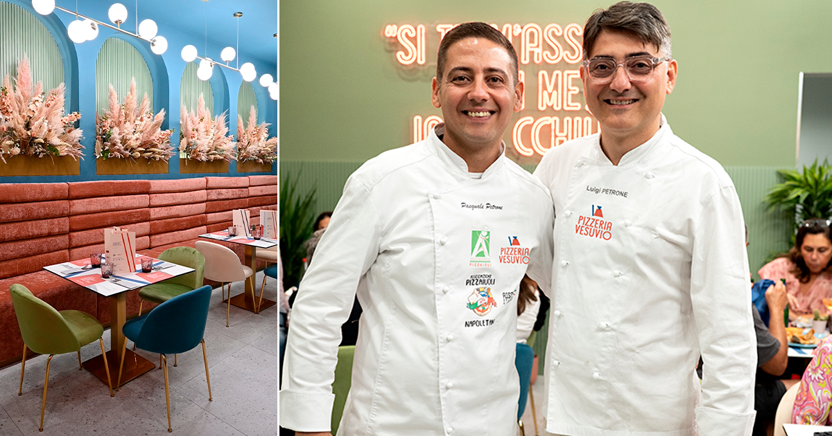 Nuovo look e nuovi spazi per la pizzeria Vesuvio a Portici