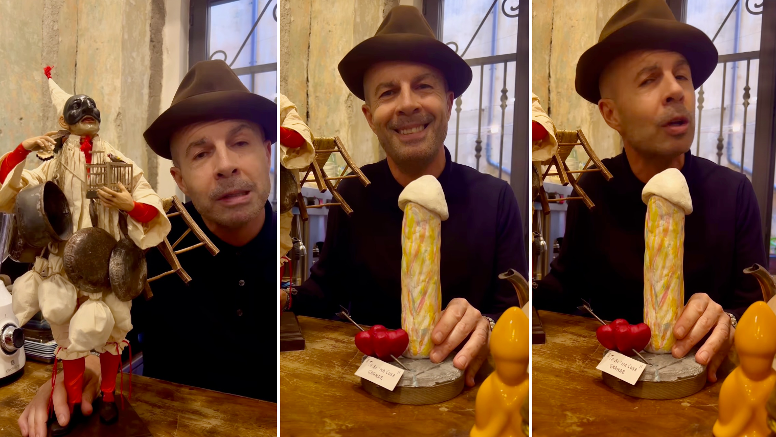 Pulcinella stilizzato Ferrigno