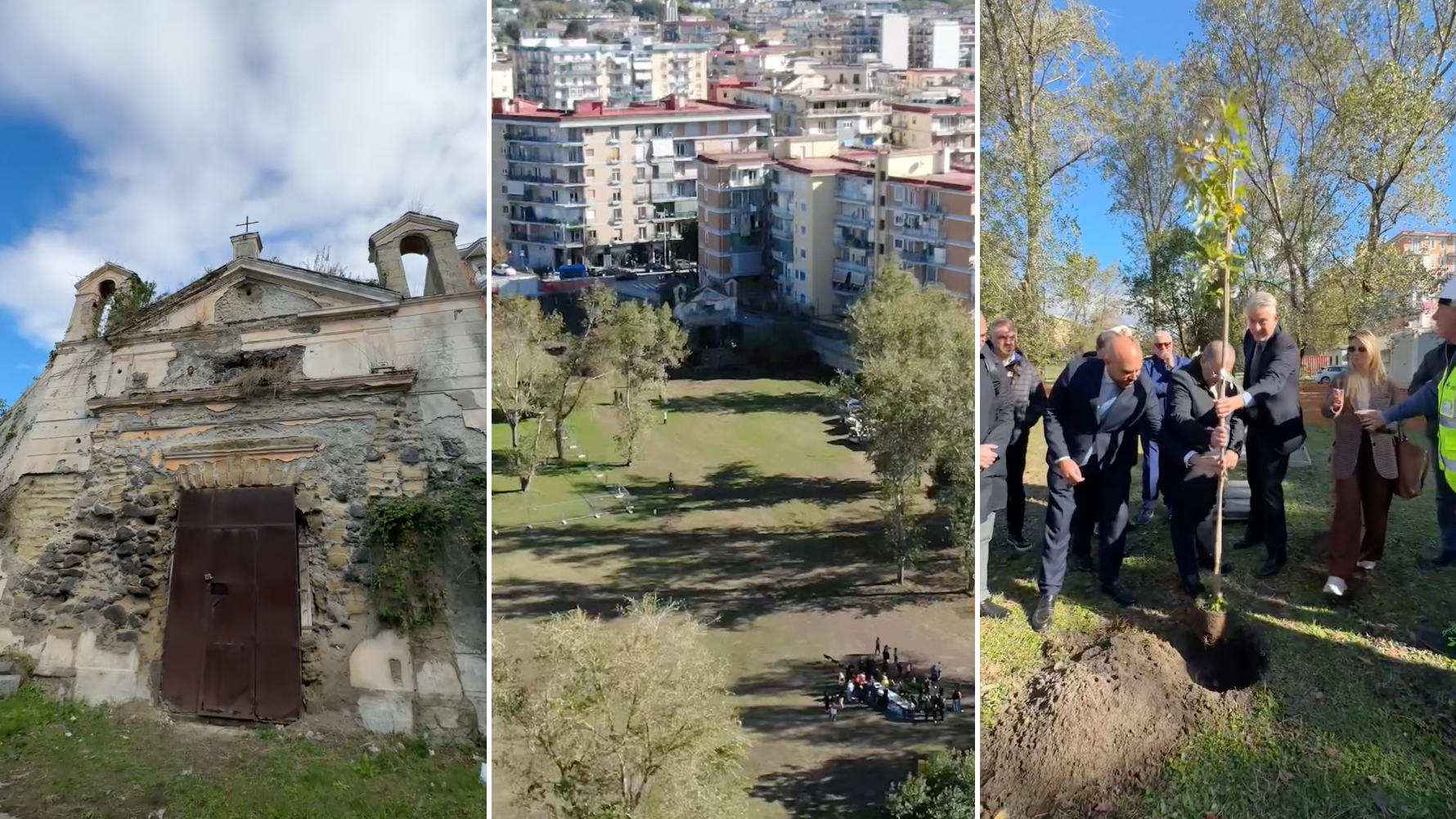 Nuovo parco urbano a San Giorgio a Cremano