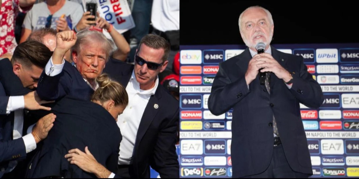 De Laurentiis si congratula con Trump: aveva espresso solidarietà dopo l'attentato