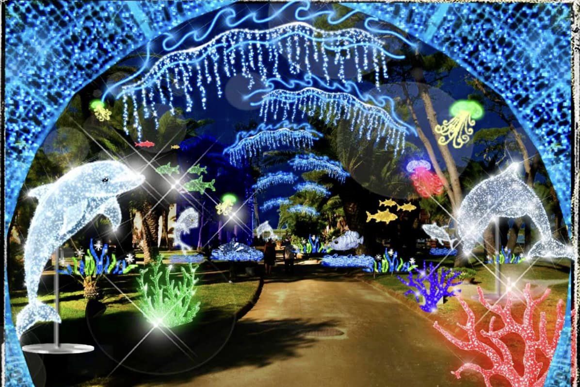 luci natale 2024 casina vanvitelliana bacoli