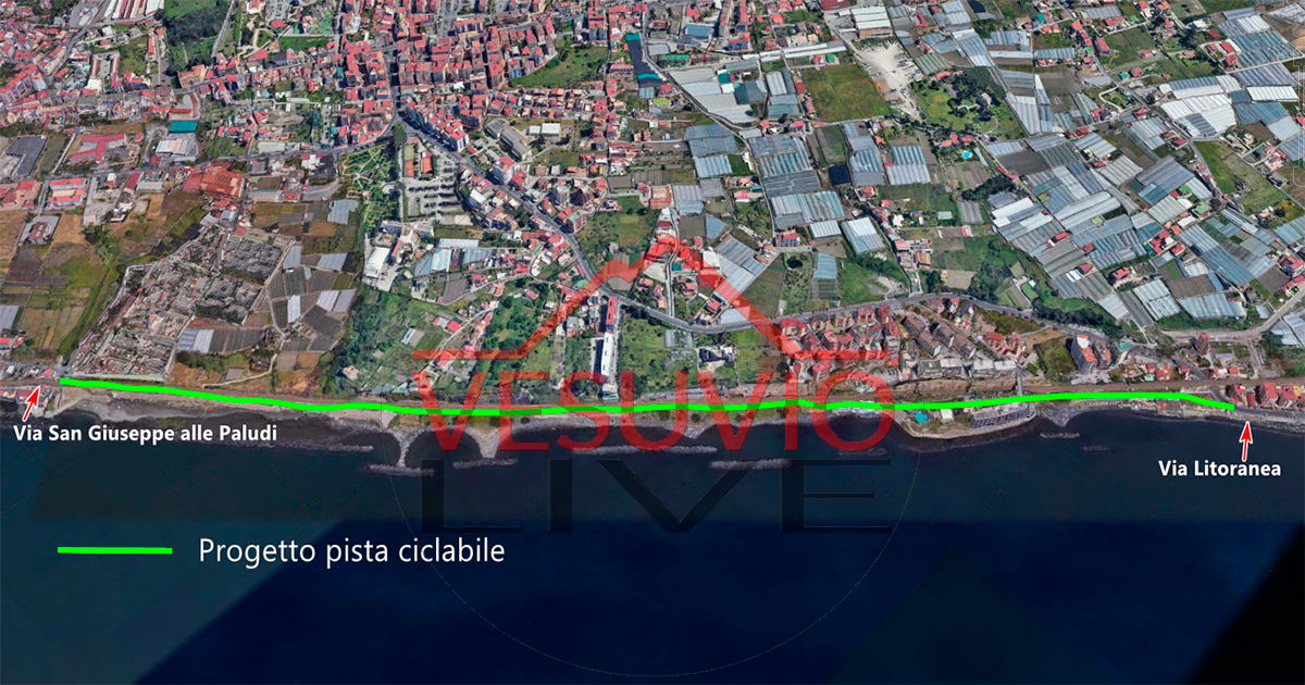 pista ciclabile San Giuseppe litoranea