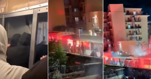 treno tifosi sorrento