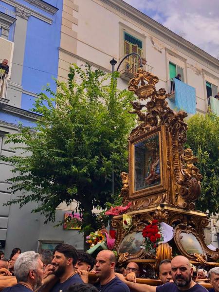 processione madonna della neve torre annunziata