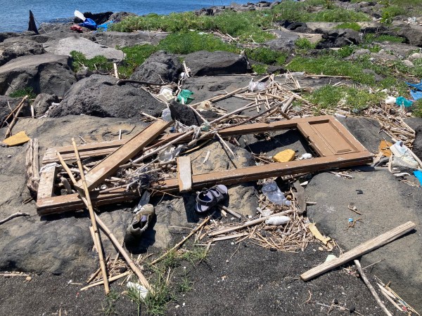 rifiuti mobili spiagga rovigliano 