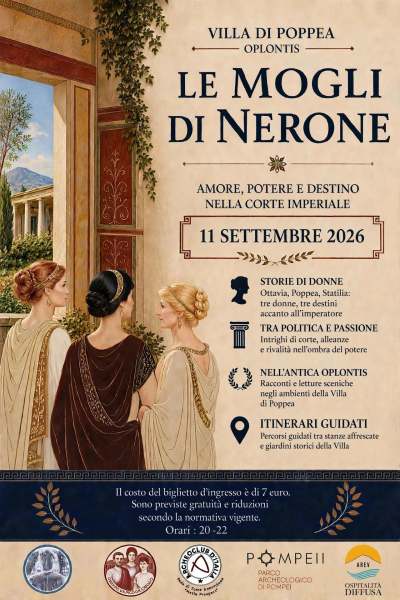 locandine le mogli di nerone ad oplontis
